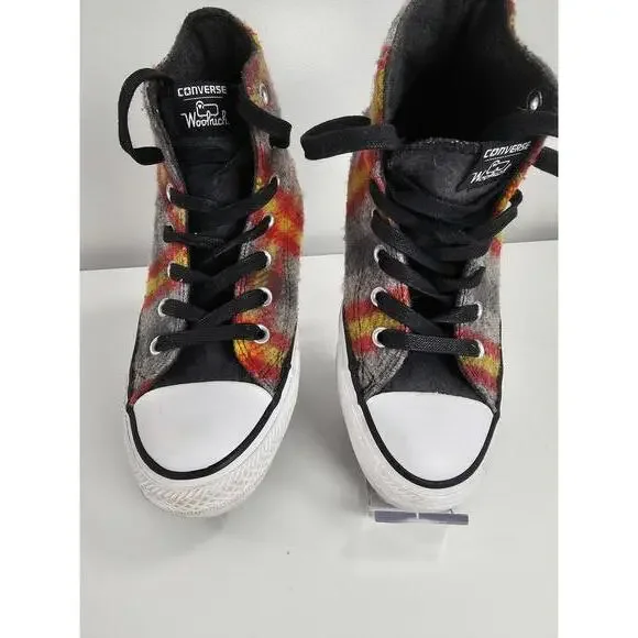 Converse Woolrich Plaid High-Top Sneakers - Picture 11 of 15